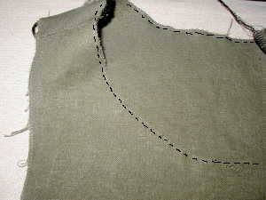 Stay Stitch Neck Opening