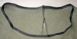Press Seam Allowance Down on the Inside of the Garment and Press the Bias Tape Up