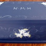 Painting Naomi's Trunk & Mikah's Box