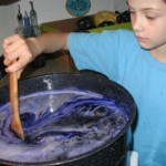 Teal, Periwinkle, and Black Merino Wool Interlock T-Shirts for the Kids
