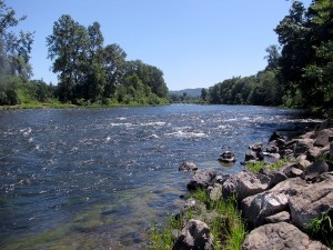 A stop at the river is always in order, but this time it was a reward for job well done!