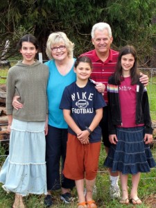 Gramma Judy and Grampa Jerry with the kids