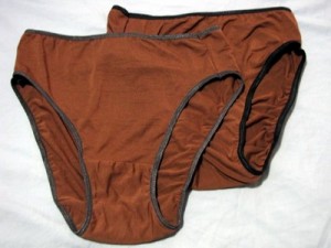 (thrift store) 4-way stretch lycra + fold-over elastic = cheap and easy undergarment!