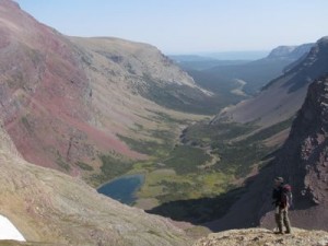 Jeff on top of the Siyeh Pass