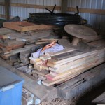 IMG_7643 The kids and I stacked all that lumber, like a puzzle